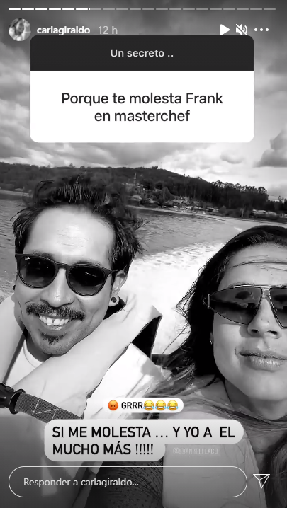 Carla Giraldo y Frank Martínez