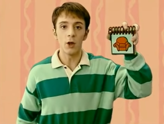 Steve Burns, primer presentador de 'Las pistas de blue'