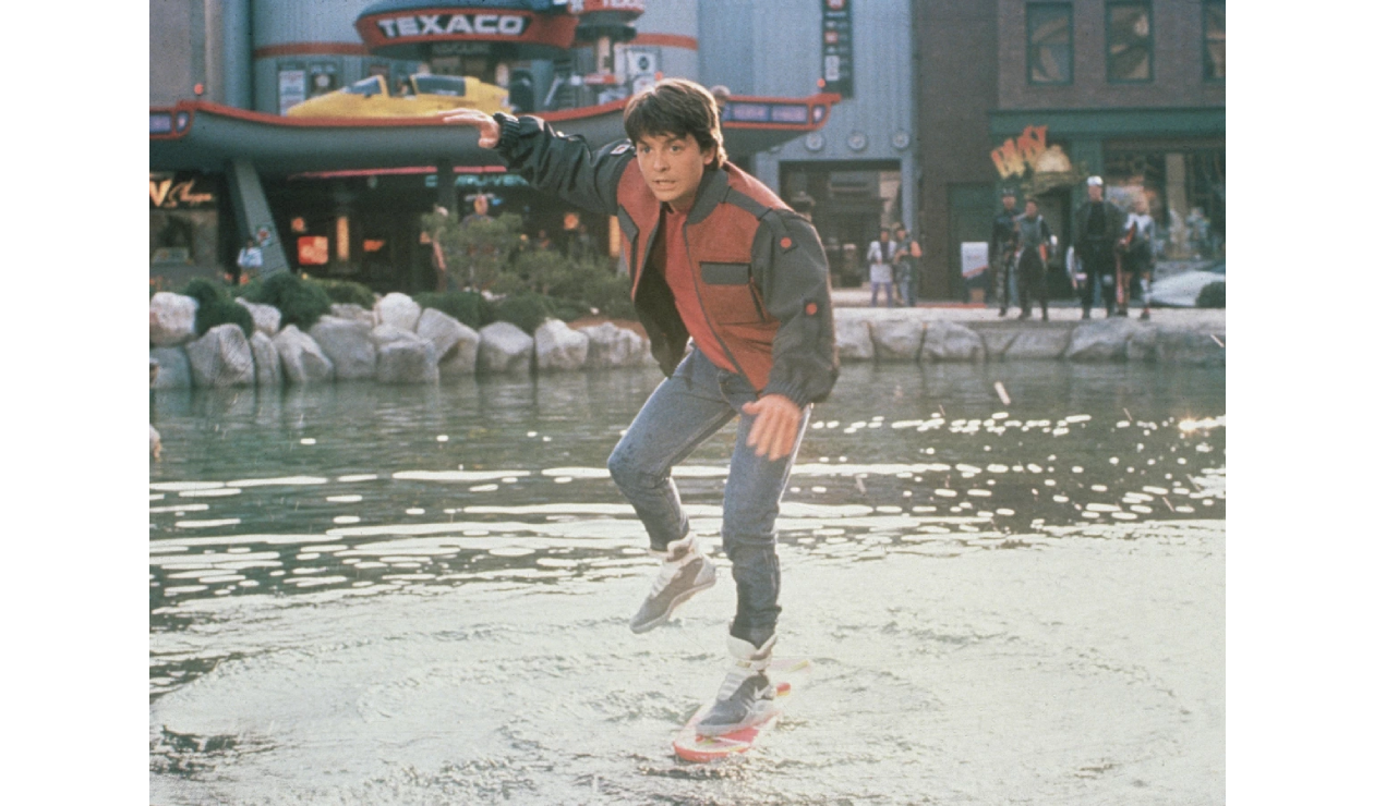 Michael J. Fox con los Nike Air Mag