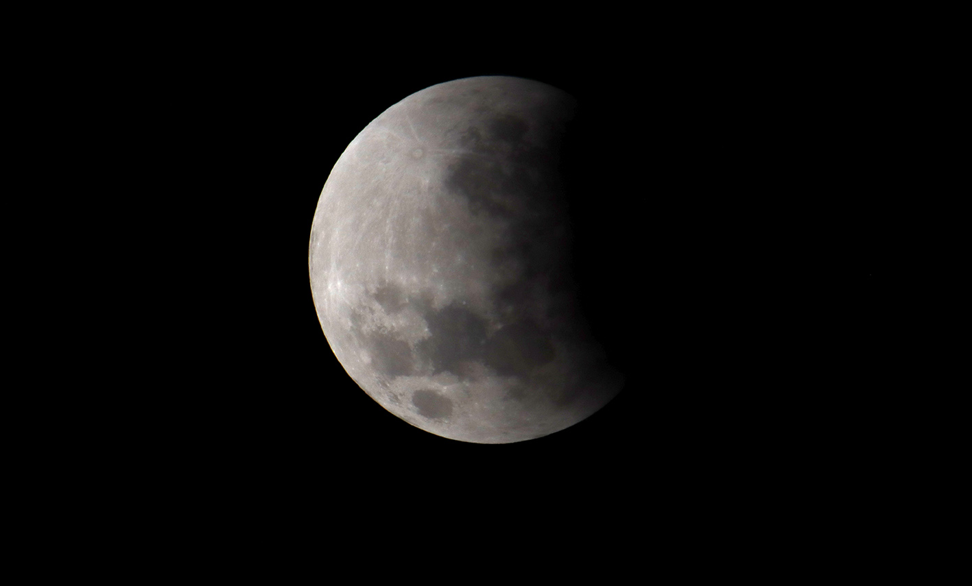 Eclipse lunar en Colombia