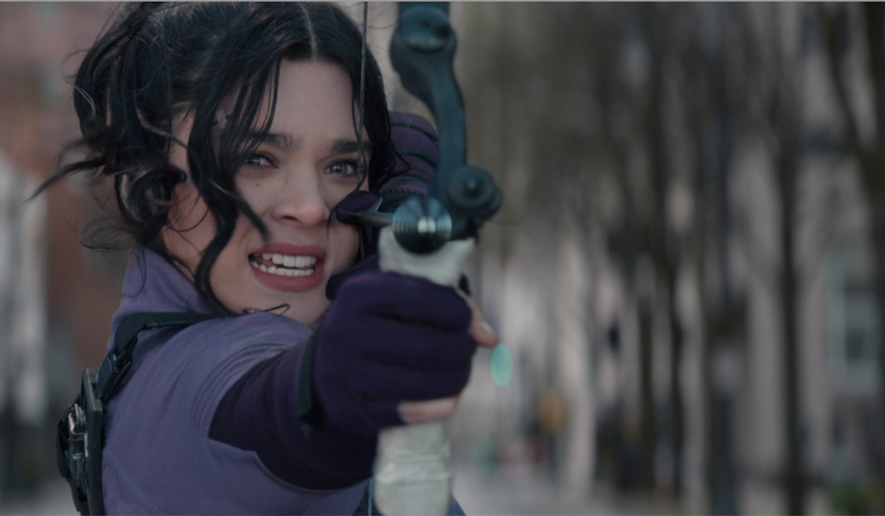 Kate Bishop, compañera de Clint Barton en Hawkeye