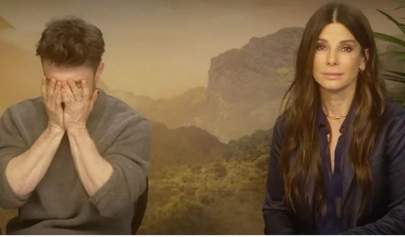 Daniel Radcliffe y Sandra Bullock