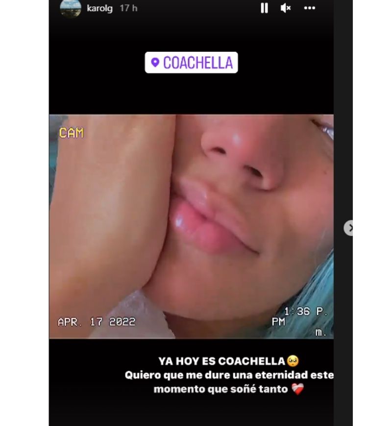 Karol G antes de Coachella