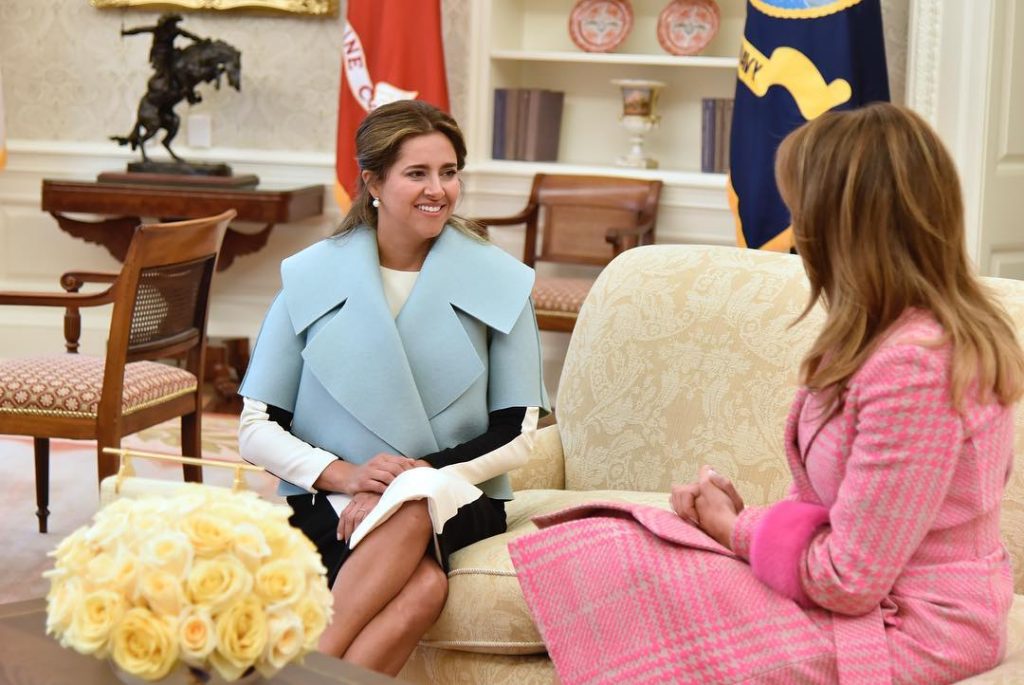 María Juliana Ruiz y Melania Trump