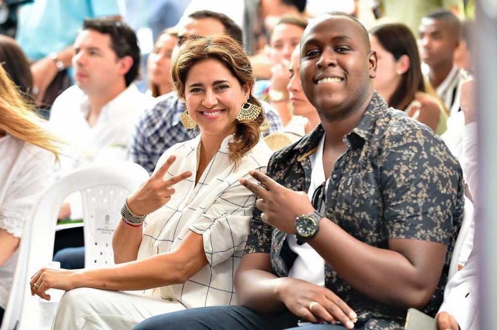 María Juliana en visita presidencial en Buenaventura