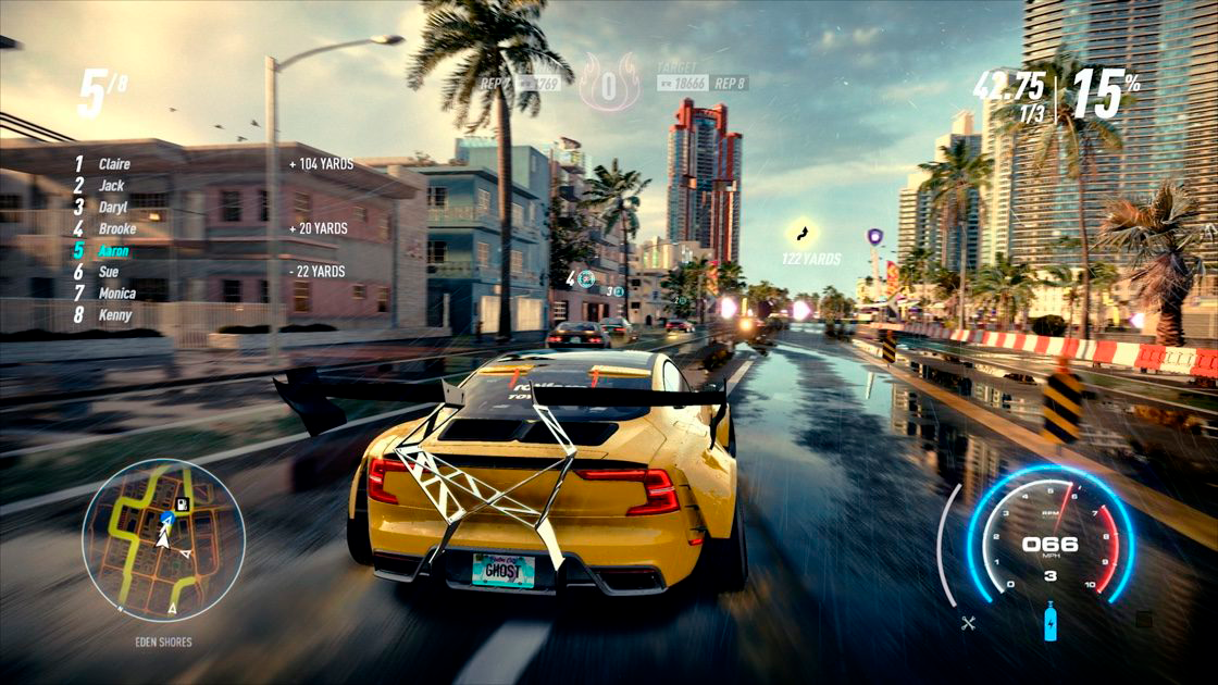 Carreras de día en NFS Heat