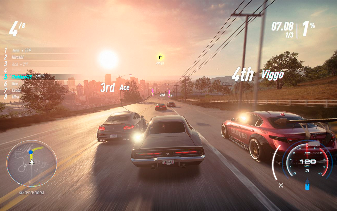 Carrera en NFS Heat