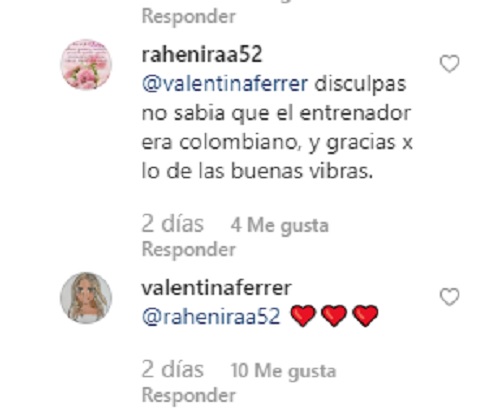 Valentina Ferrer Instagram