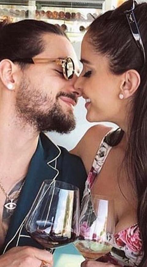 Natalia Barulich y Maluma