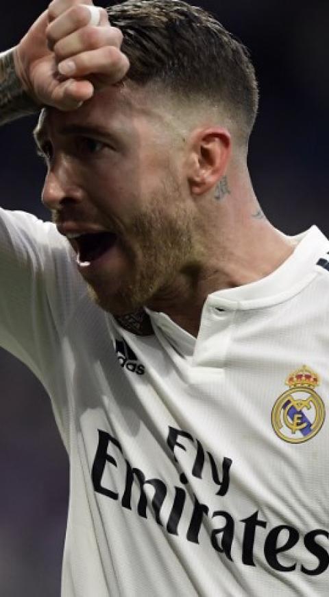 Sergio Ramos, central español del Real Madrid