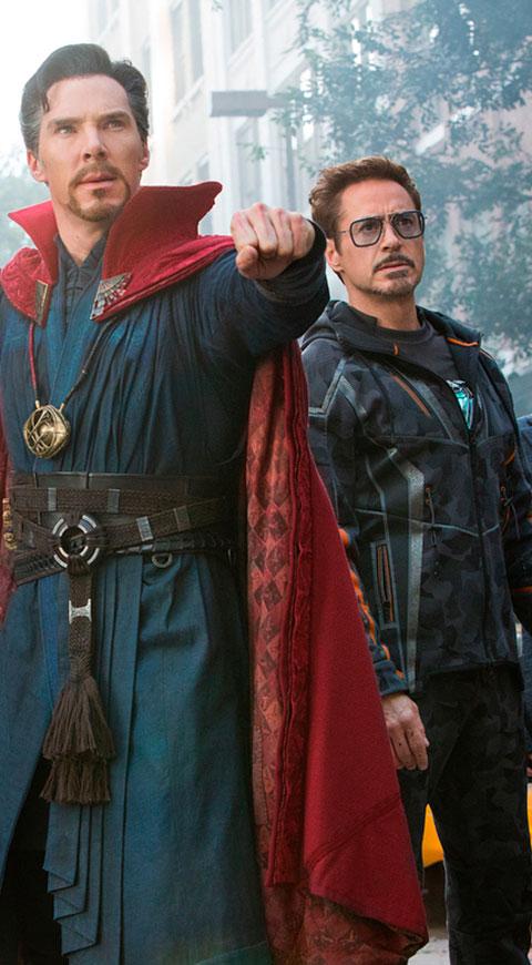 Doctor Strange e Iron Man en Nueva York