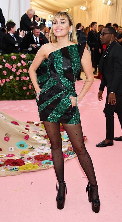 Miley Cyrus disfruta la Met Gala