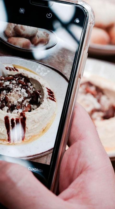 Comida que se comparte en Instagram