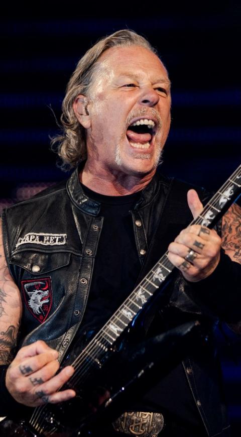 James Hetfield, vocalista y guitarrista de Metallica James Hetfield, vocalista y guitarrista de Metallica