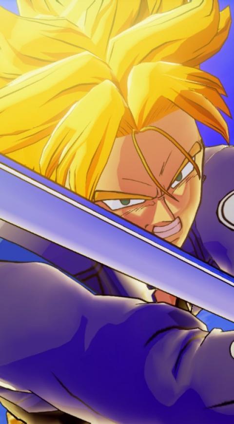 Trunks súper saiayin en Dragon Ball Z: Kakarot