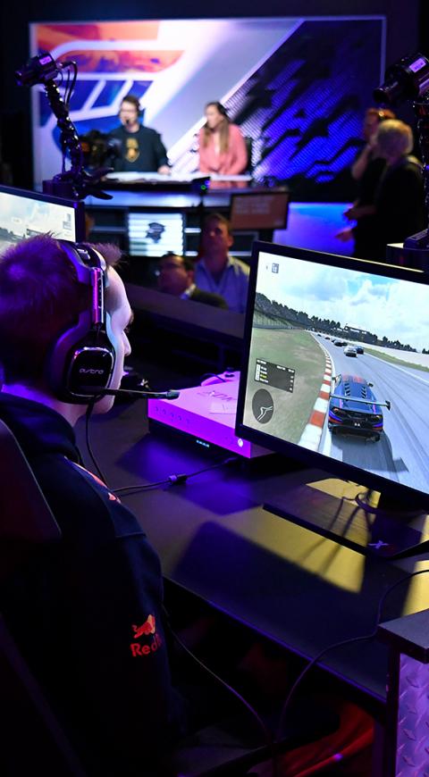 Gamers en competencia