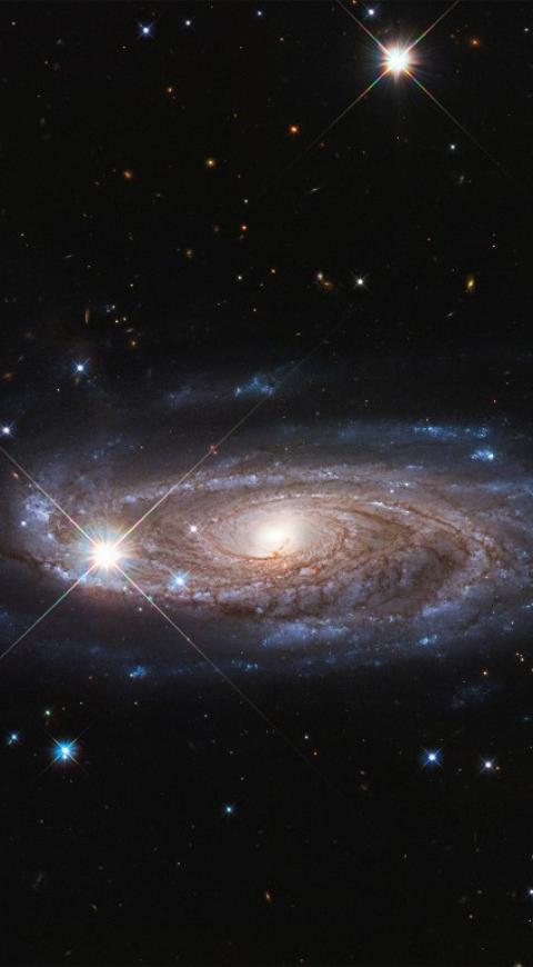 Una galaxia en el espacio