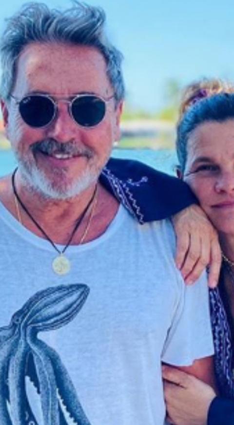 Ricardo Montaner y su esposa