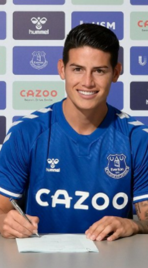 James Rodríguez, nuevo jugador de Everton