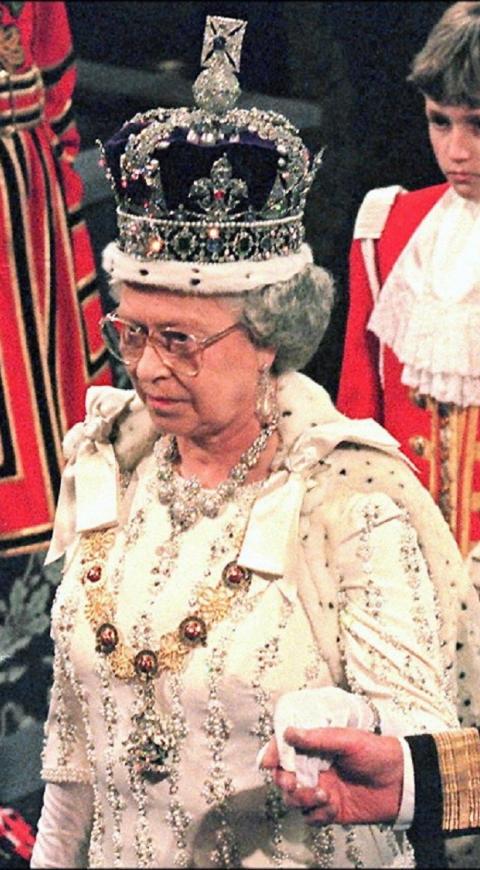 Reina Isabel y príncipe Felipe