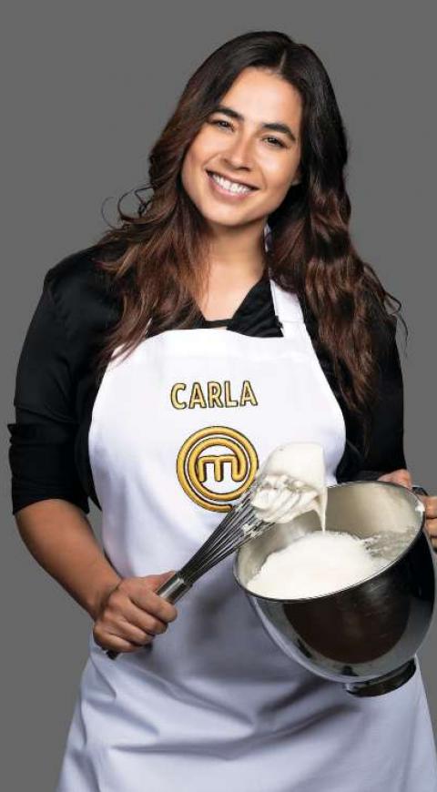 Carla Giraldo en Masterchef Celebrity