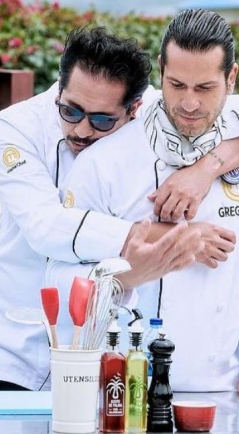 Frank Martínez y Gregorio Pernia en Masterchef