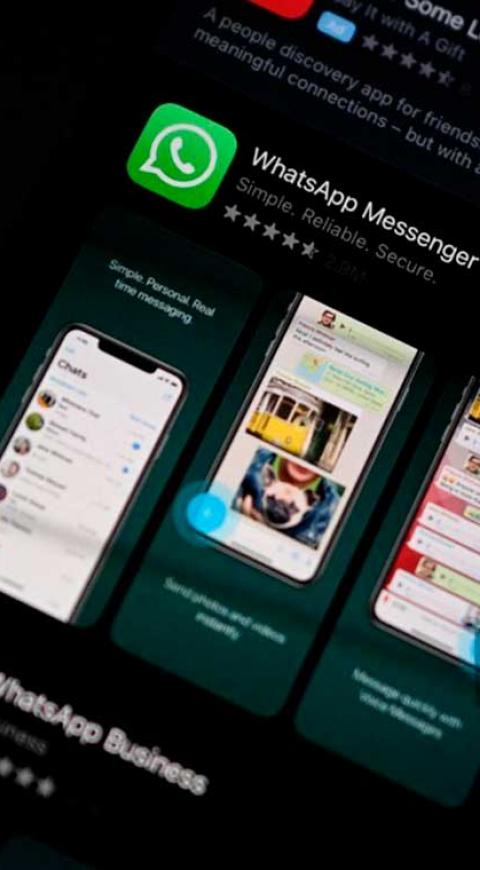 Descarda de WhatsApp en un teléfono