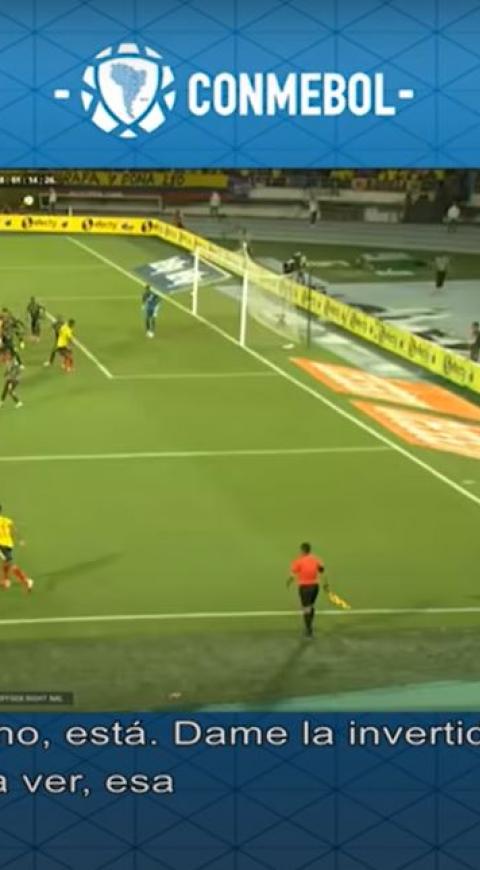 Gol anulado de Yerry Mina por el VAR