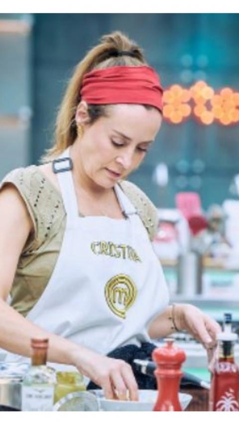 Cristina Campuzano Cristina Campuzano cocinando en Masterchef Celebrity