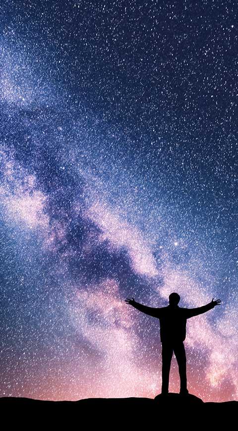 Cielo lleno de estrellas