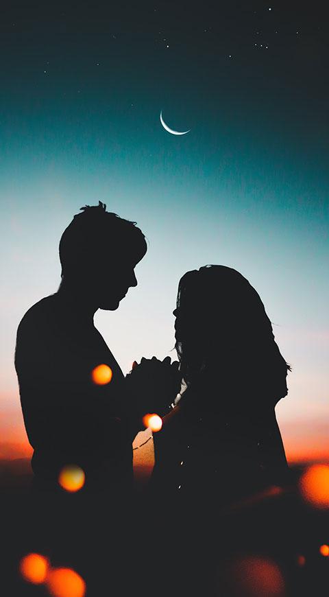 Pareja enamorada