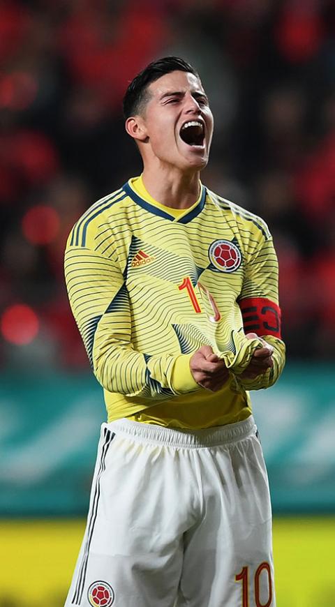 James Rodríguez con la Selección Colombia