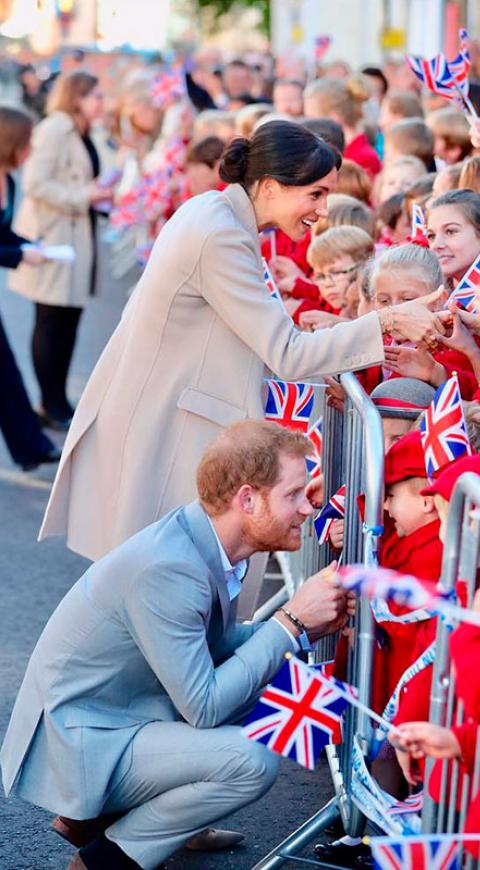 Meghan Markle y el príncipe Harry