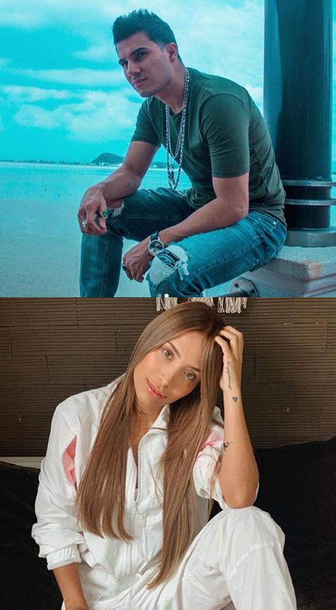 Los artistas fueron captados por una persona mientras se daban un supuesto beso.