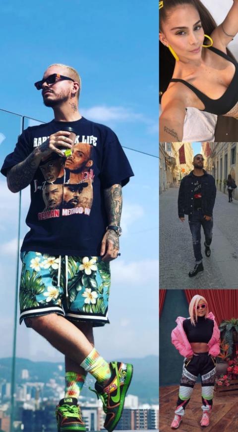 Artistas en los premios Heat 2019
