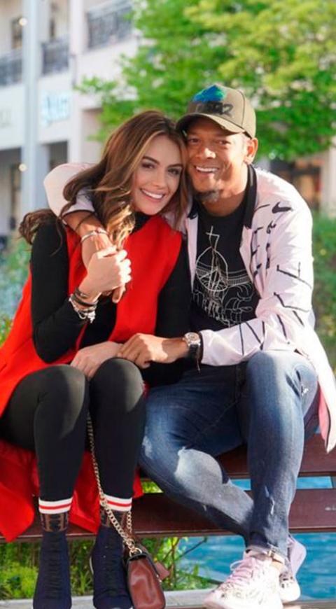 Fredy Guarín y Sara Uribe
