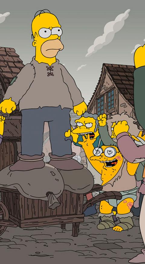 Homero en Game of Thrones