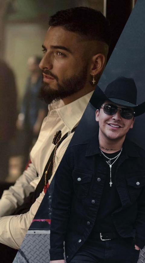 Maluma y Cristian Nodal