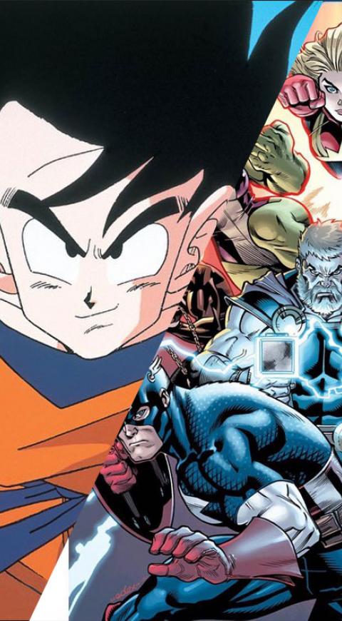 Gokú y los comics de Marvel