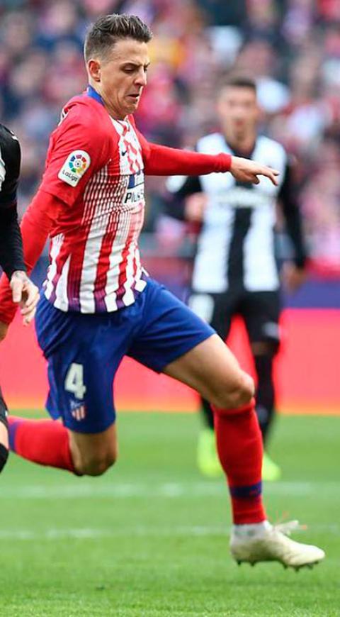 Santiago Arias con el Atlético de Madrid