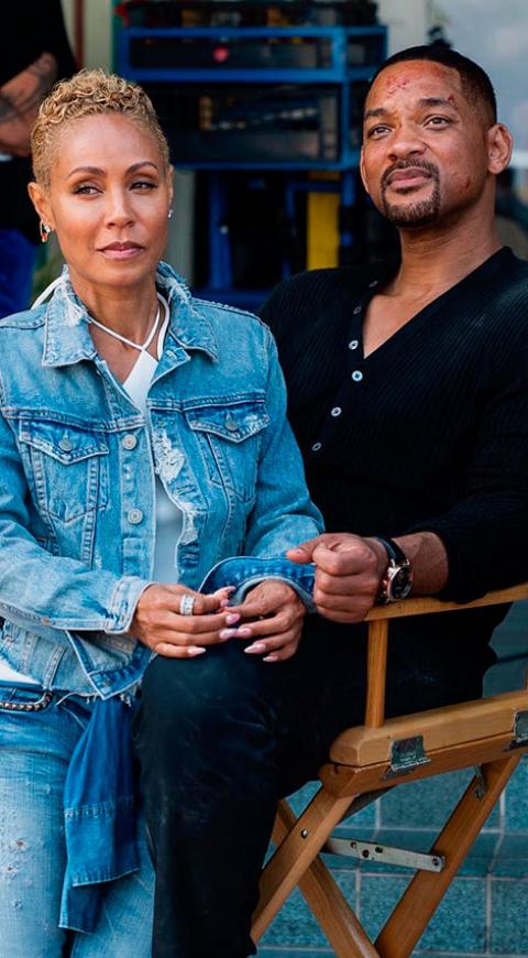 Will Smith junto a su esposa