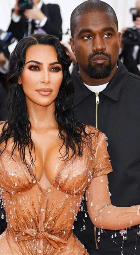 Kanye West y Kim Kardashian