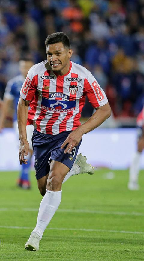 Teófilo Guitiérrez, jugador del Junior de Barranquilla