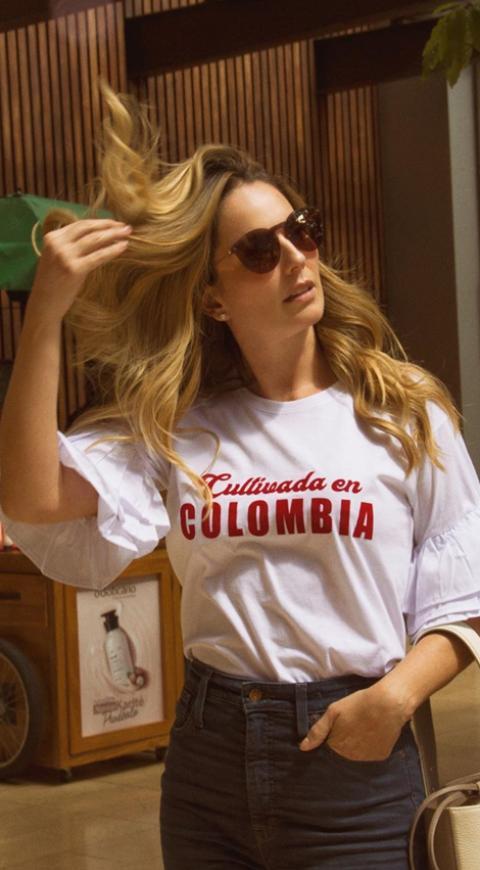 Claudia Bahamón, presentadora colombiana