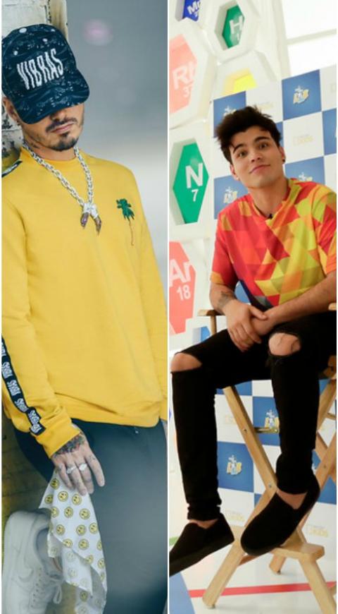 J Balvin y Sebastián Villalobos