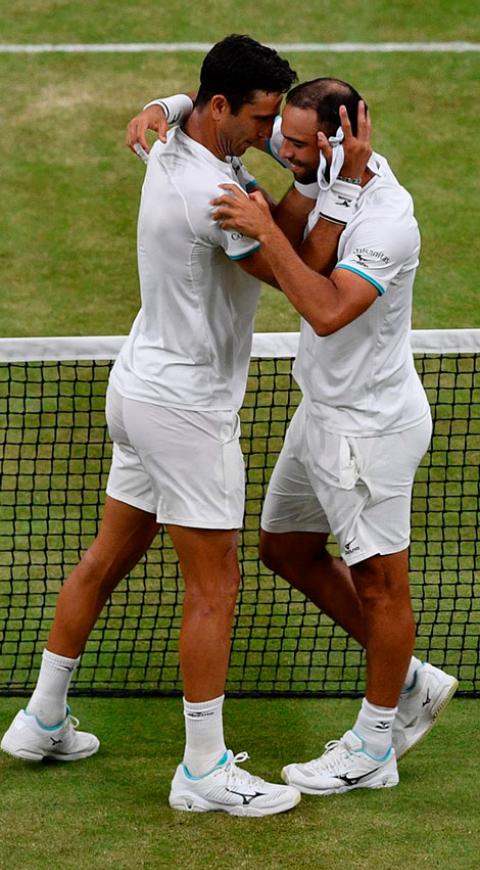 Juan Sebastián Cabal y Robert Farah ganaron en Wimbledon