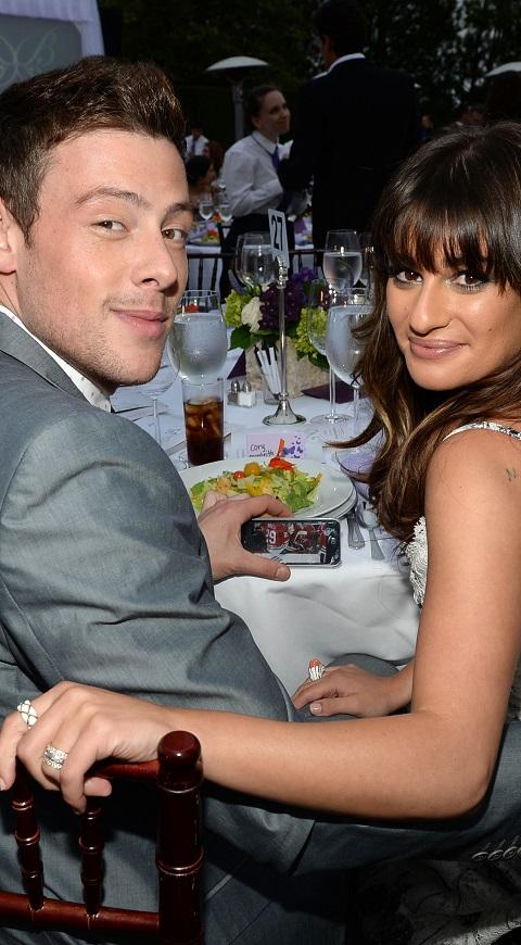 Lea Michele y Cory Monteith