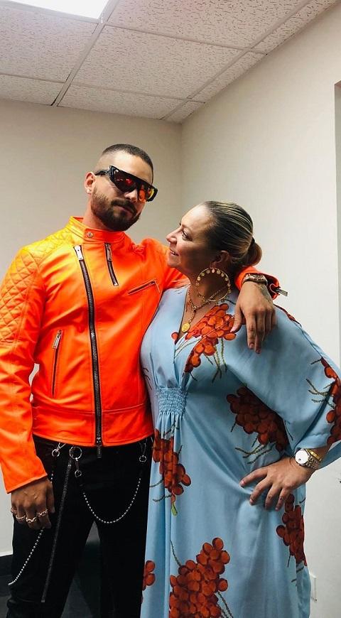 Maluma y su mamá