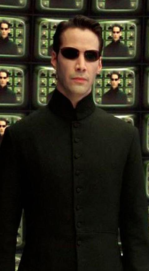 Neo en escena de 'Matrix recargado'