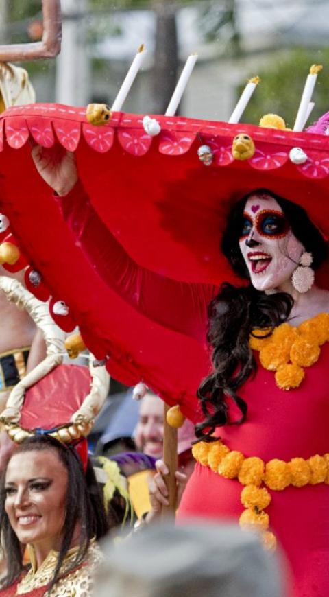 Catrina, uno de los maquillajes más comunes en Halloween